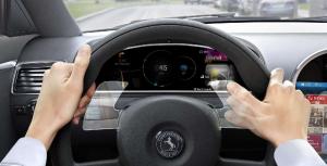 Continental представил руль с сенсорными лепестками