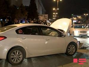 Hyundai сбил пешеходов и врезался во встречный автомобиль 