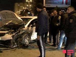 Hyundai сбил пешеходов и врезался во встречный автомобиль 