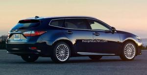 Дизайнеры подготовили качественный рендеринг универсала Lexus ES Sportcross 