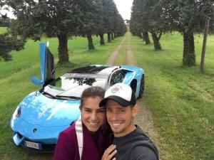 Андреа Довициозо и Кейси Стоунер протестировали Lamborghini