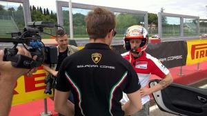 Андреа Довициозо и Кейси Стоунер протестировали Lamborghini 