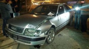 В Алматы угнали разбитое после ДТП авто 