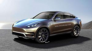 В Сети появился рендер кроссовера Tesla Model Y