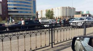 Массовое ДТП произошло в Астане