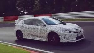 Хонда тестирует Civic Type R следующего поколения на Нюрбургринге