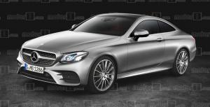 Представлен первый рендер Mercedes Е-Class Coupe