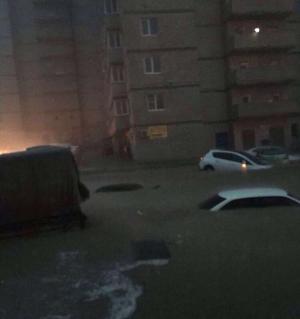 Ростов-на-Дону оказался затоплен после сильного ливня 