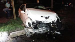 Авто перевернулось в ДТП с участием трех машин в центре Алматы