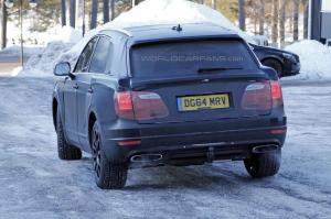 Шпионские снимки Bentley Bentayga 2016 года 