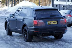 Шпионские снимки Bentley Bentayga 2016 года 