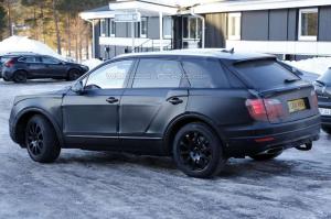 Шпионские снимки Bentley Bentayga 2016 года 
