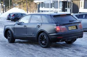 Шпионские снимки Bentley Bentayga 2016 года 