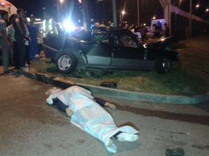Двое парней погибли в серьезном ДТП на улице Саина в Алматы