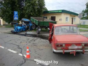 В Каменце 82-летний водитель "Москвича" после ДТП умер от инфаркта