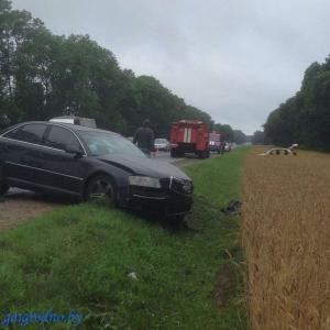 Под Гродно водитель Audi заснул за рулем и выехал на встречку - в Fiat