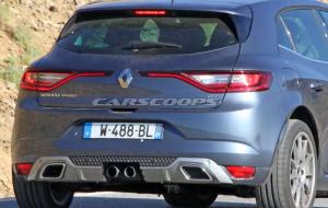 Шпионские снимки Renault Megane RS 2107 года 