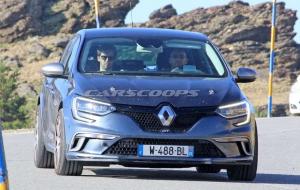 Шпионские снимки Renault Megane RS 2107 года 