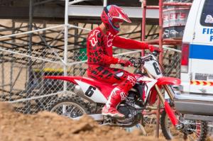 Шпионские фото Honda CRF450R 2017