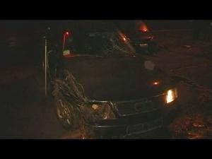 В Тернополе пьяный водитель Dacia Logan отправил Audi в остановку общественного транспорта