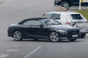 Шпионские снимки Mercedes-Benz S-Class Cabriolet 2016 года 