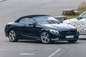 Шпионские снимки Mercedes-Benz S-Class Cabriolet 2016 года 