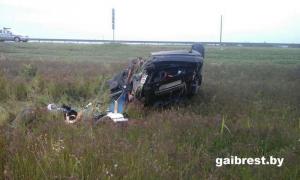 В Березовском районе опрокинулся Renault: непристегнутый пассажир вылетел из салона и погиб 