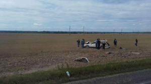 Под Речицей опрокинулась Audi, в которой ехали восемь человек: один погиб, двое — в реанимации