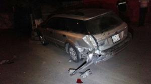 Ночное ДТП в Алматы: Subaru врезался в дерево