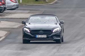 Шпионские снимки Mercedes-Benz S-Class Cabriolet 2016 года 