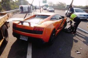 На Тайване были разбиты Porsche и Lamborghini Gallardo 