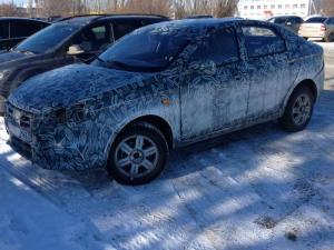 Шпионские снимки Lada Vesta 2016 года 
