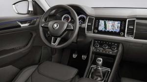 Skoda рассекретила интерьер кроссовера Kodiaq