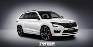 Опубликован рендер «заряженного» кроссовера Skoda Kodiaq RS