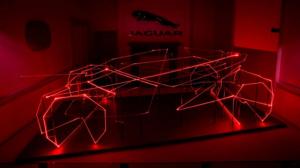 Jaguar создал для биеннале в Лондоне лазерное шоу
