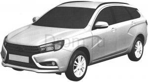 Появились первые изображения серийного универсала Lada Vesta