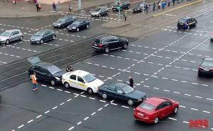 В центре Минска из-за ДТП было парализовано движение трамваев
