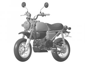 Патентные изображения нового поколения Honda Monkey