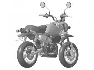 Патентные изображения нового поколения Honda Monkey