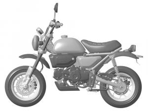 Патентные изображения нового поколения Honda Monkey