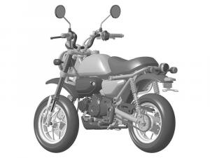 Патентные изображения нового поколения Honda Monkey