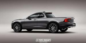 Опубликован рендер пикапа Volvo V90 Cross Country