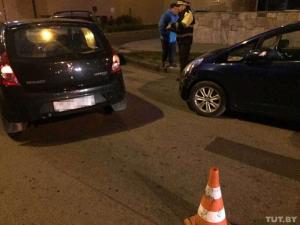 В Минске в припаркованную Honda врезались дважды за 10 минут 