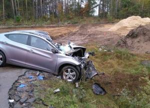 ДТП между Варшавой и Белостоком: Hyundai столкнулся с белорусским автобусом, трое погибли