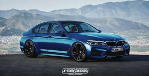 Опубликован рендер седана BMW M5 2018 модельного ряда