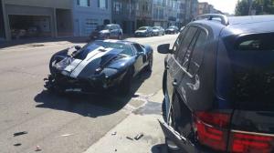 Пьяный мажор на суперкаре Ford GT попал в ДТП, желая покрасоваться перед девушкой