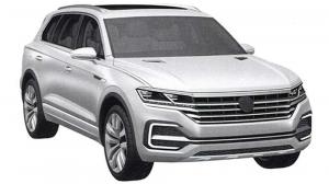 В Сети рассекретили дизайн нового Volkswagen Touareg