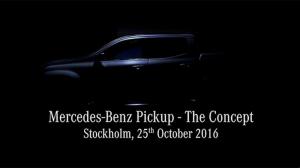 Первый пикап Mercedes-Benz засветился на видео
