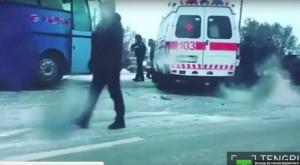 Крупное ДТП на трассе Темиртау - Караганда: Погиб водитель, трое госпитализированы