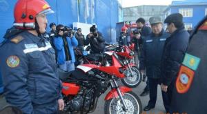 В Алматы появились пожарные мотоциклы